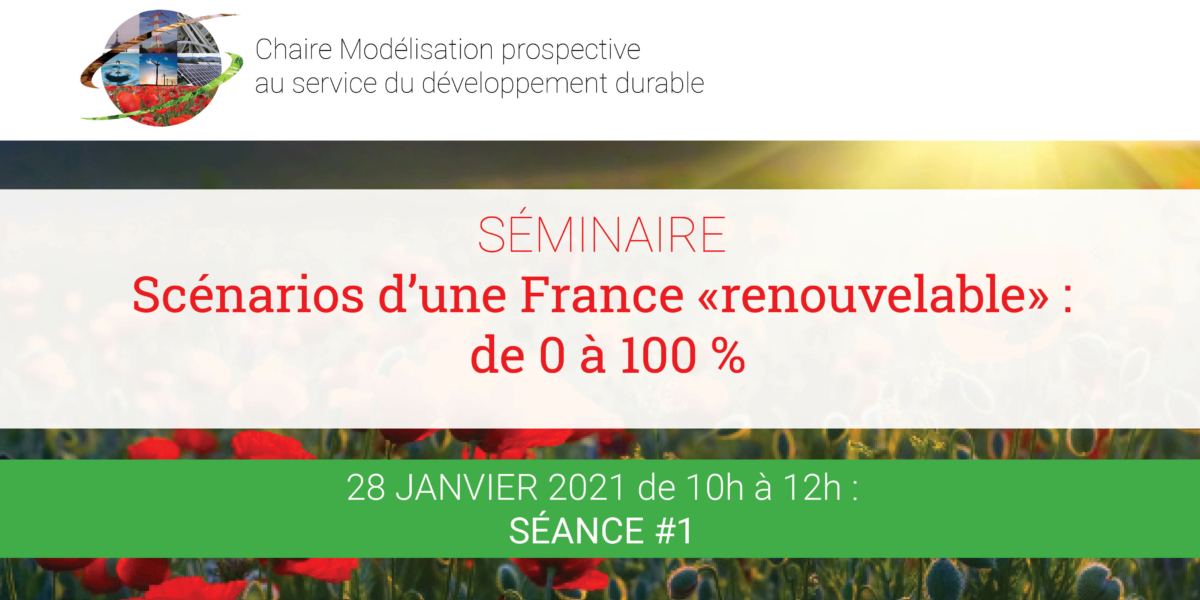 Séminaire Scénarios France renouvelable format TWITTER